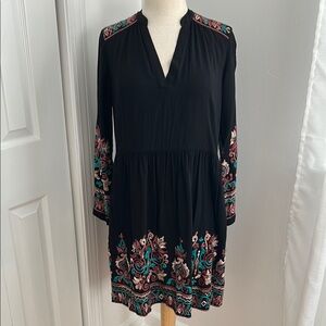 Boho Embroidered Dress from Anthropologie